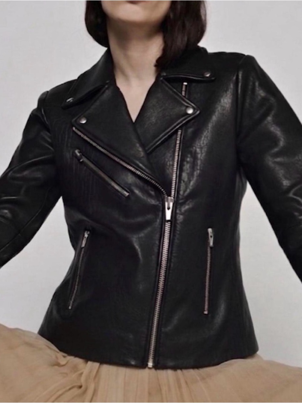 Reformation x Veda Bad Leather Jacket